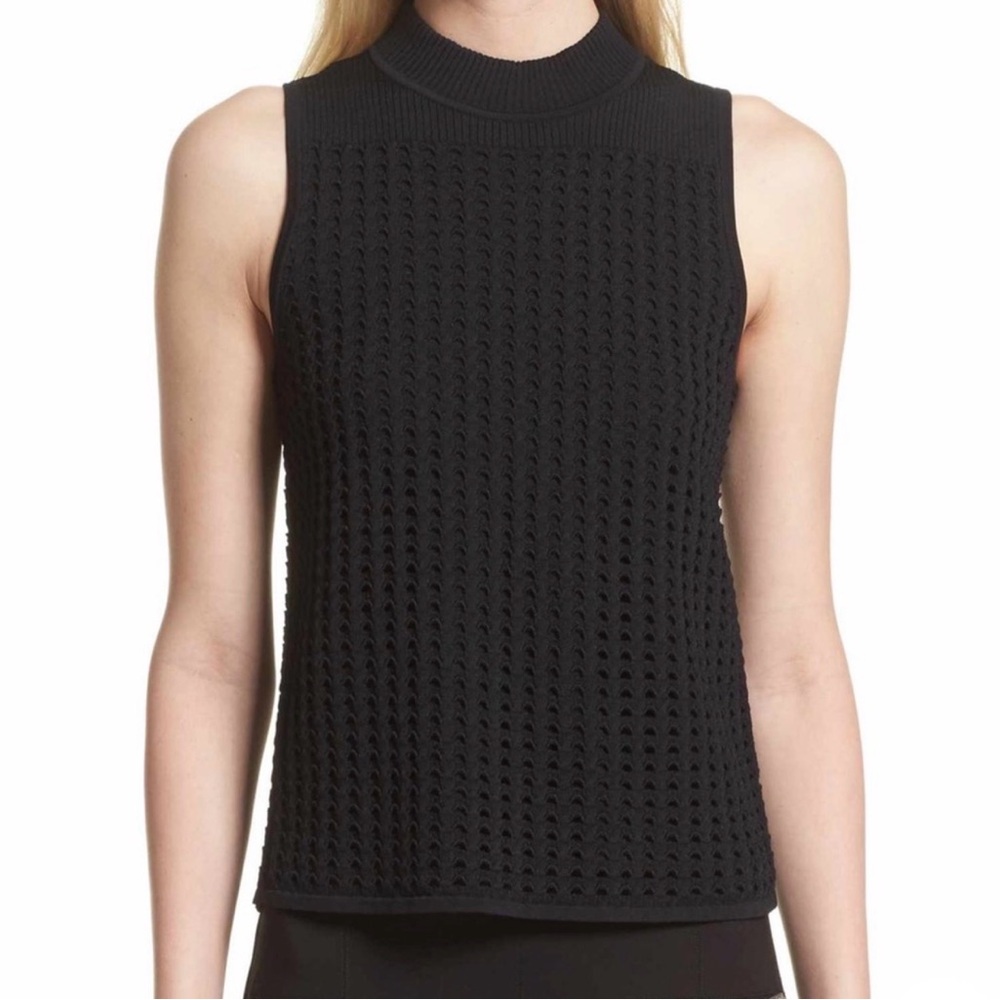 Rag & Bone Ingrid Perforated Sleeveless Top